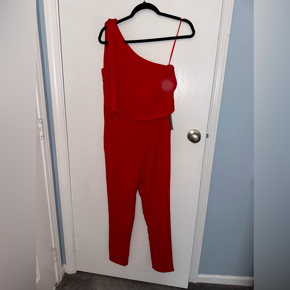 NWT. Never Worn. Nordstrom Adelyn Rae one shoulder jumpsuit.